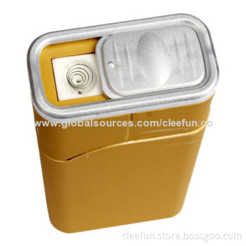 Emergency mobile phone chargers with electronic cigarette lighter and flashlight